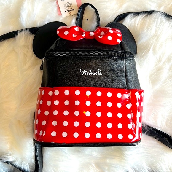DISNEY SET MICKEY AND MINNIE BACKPACKS PLUS FREE WALLET! - Picture 3 of 17